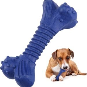 Durable Rubber Dog Chew Toy – Non-Toxic Treat Dispensing Chewing Toy for Medium Dogs