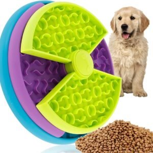 Interactive Dog Puzzle Feeder – Slow Feeding Treat Dispensing Brain Game Toy